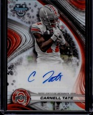2024 Bowman's Best University Best of '24 Autographs Carnell Tate