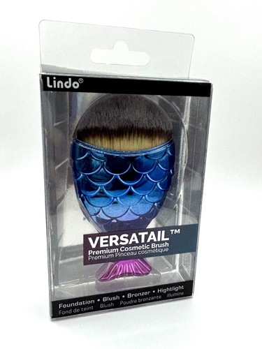 Lindo - Versatail Premium Cosmetic Foundation Brush Mermaid Tail Brand New - Picture 1 of 6