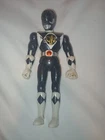 Bandai Mighty Morphin Power Rangers Black Ranger 8" Action Figure Vintage 1993