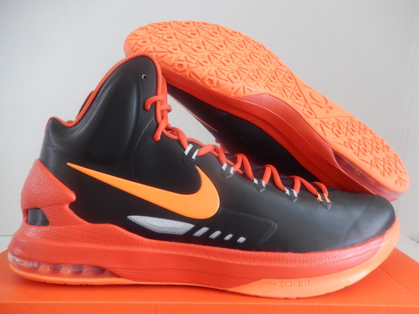 NIKE KD V BLACK-TOTAL ORANGE-TEAM ORANGE-GREY Price reduction NIKE KD V BLACK-TOTAL ORANGE-TEAM ORANGE-GREY Price reduction