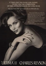 1973 Ultima II: Two Phase Nail Enamel Vintage Print Ad