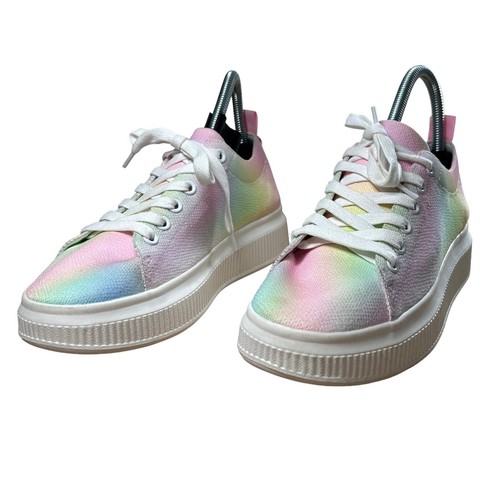 Zapatillas BP Sonny Tela Arco Iris Tie Dye Parte Superior Baja Con Cordones Nuevas Sin Caja Talla 7 - Imagen 1 de 9