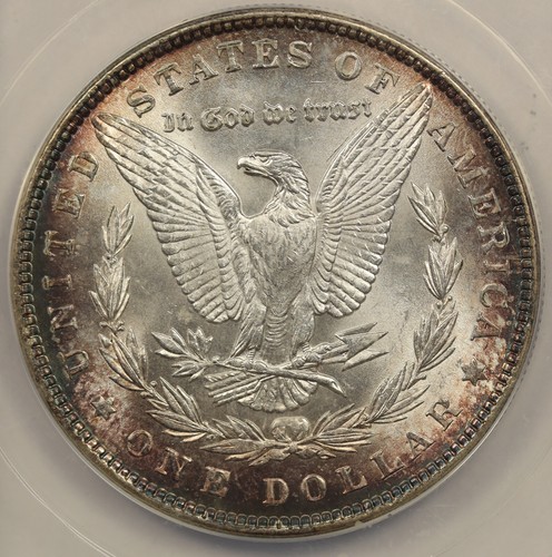 1885 Morgan Dollar Silver $1 MS 63 ANACS - Picture 4 of 4