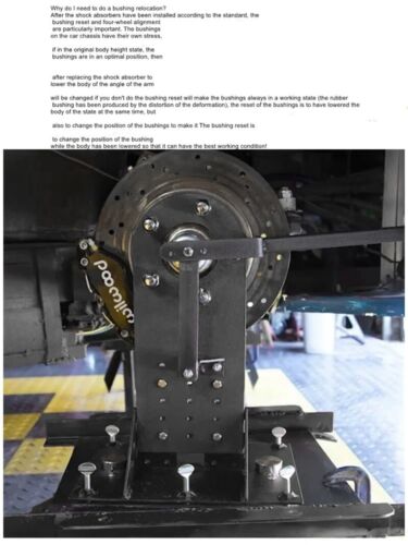 Automotive Chassis Stress Relief Tool Four Wheel Alignment Pull Line Bushings - Foto 5 di 10