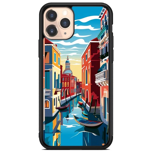 For iPhone 11 12 13 14 Pro Max art Print venice cyberpunk Cover Friendly - Picture 21 of 25