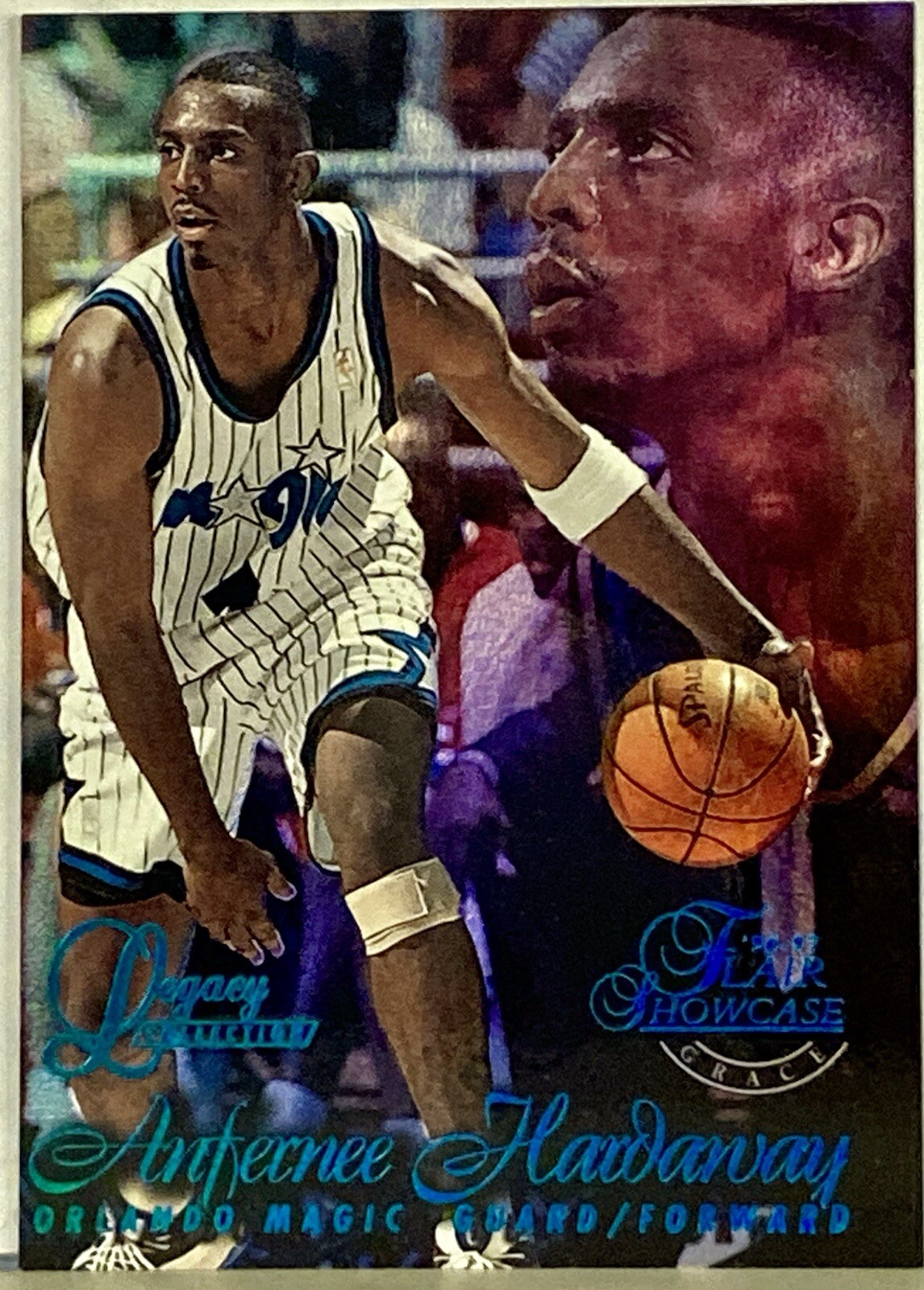 1996 Flair Showcase Legacy Collection Row 1 #1 Anfernee Hardaway /150