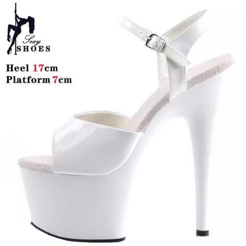 NEW Red Basic Platform Stripper Heels Exotic Pole Dancer Shoes Pleaser Sky-309 - Picture 19 of 28