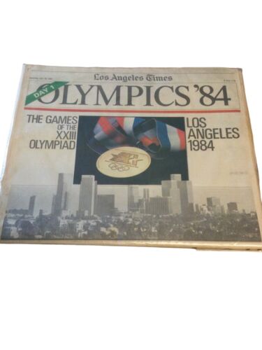 1984 Los Angeles Olympics Newspaper 16 Set Los Angeles Times Sports History - Picture 3 of 24