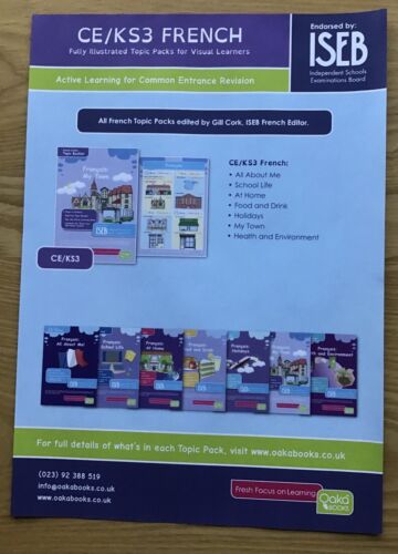 Oaka Books KS3 / CE French – Bundle - ALL 7 Topic Packs - NEW - Picture 2 of 9