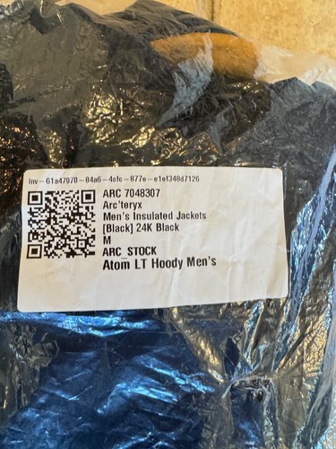 Arc’teryx Atom LT Hoody Men’s Jacket - 24K Black - Medium - Excellent Condition - Picture 7 of 8