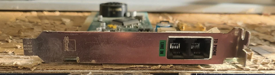 Vintage 3Com Analog Devices 56K EISA Fax modem Model 5687  - Image 3 of 3