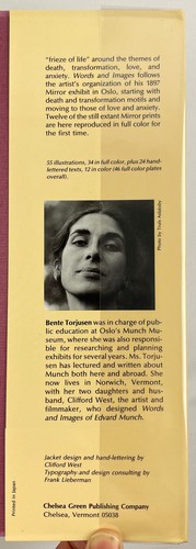 Words and Images of Edvard Munch, Bente Torjusen, 1986, HCDJ - Picture 5 of 24