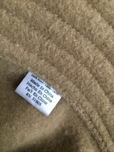 Unbranded Woman's Coffee Color 100% Wool Bucket Hat - Picture 2 of 4