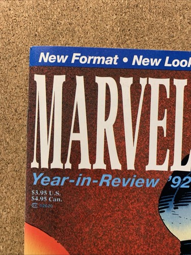 Marvel Year In Review 1991 (VFN-) and 1992 (FN+ ) - Picture 14 of 22