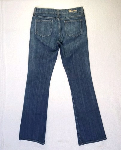 Kut from the Kloth Farrah Baby Bootcut Jeans Size 4 Bratz Y2k Cowgirl Blue Jeans - Picture 3 of 13