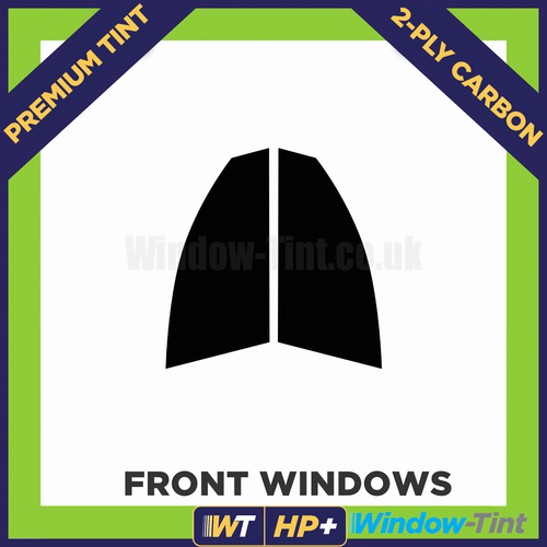 For VW Passat 4-door Berlina 97-05 Carbon Pre Cut Window Tint Front Premium HP+ - Picture 2 of 10