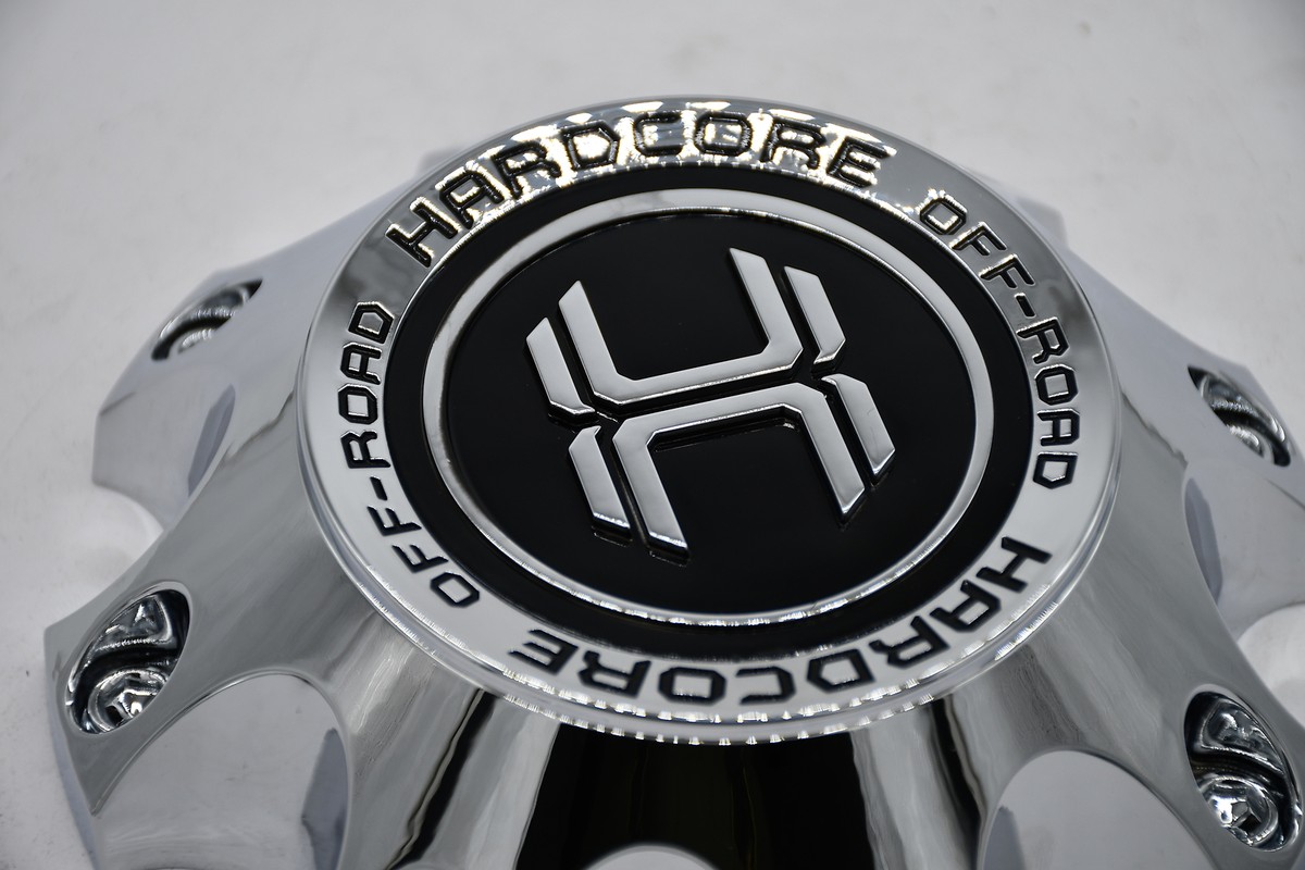 HCC　10台 Hardcore Offroad Chrome Wheel Center Cap Hub Cap CAP-HC101