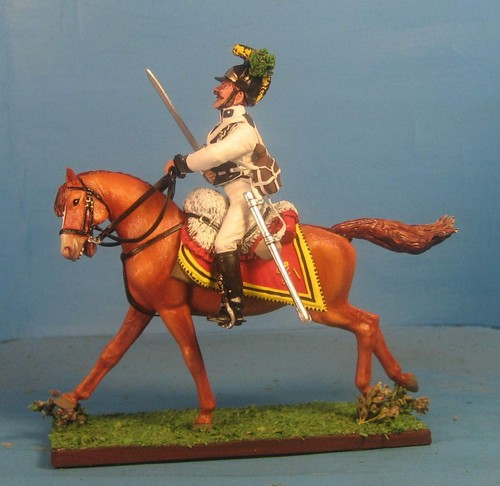 Unassembled Austrian Cuirassiers, White Metal 60 mm 1/30 Figure kit VID SOLDIERS - Picture 27 of 31