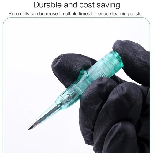 10/20/50 pcs Spark Ballpoint Tattoo Cartridge Practice Needle Sketch Stippling - Picture 3 of 15