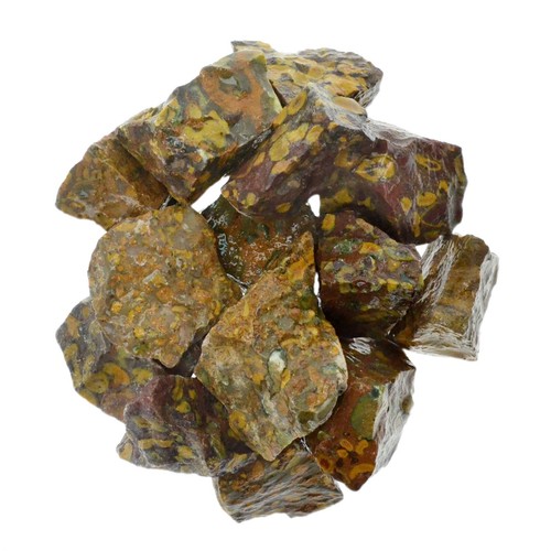 Jaspe leopardo - Rocas ásperas para caer - Mineral de cristal de piedra al por mayor (pulg.) - Imagen 21 de 40