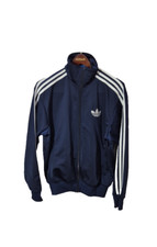 adidas Track Suit Mens Small Blue/White Originals Firebird Set