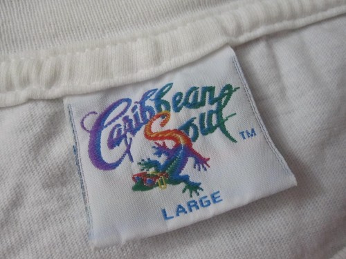 Camicia vintage anima caraibica sci club punto singolo cotone 1991 grande - Foto 3 di 12