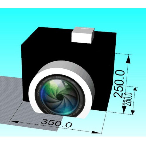 Inflatable Photo Booth Enclosure Camera Shaped for Wedding Event Show Exhibition - 第 11/16 張圖片