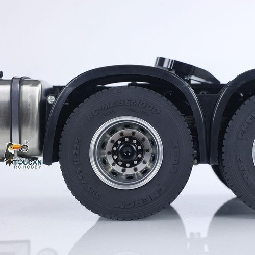 1/14 6*6 RC Tractor Trcuk RTR Metal NO Lock Axles Car 2Speed Gearbox Sound Light - Picture 12 of 13
