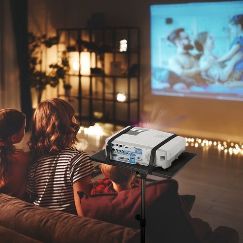 Projector Tripod Stand Folding Laptop Stand w/ Height Tilt Adjustment Portable D - Picture 7 of 8