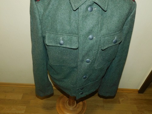 Uniforme veste Wehrmacht artlerie allemande reproduction/fabrication de collection ! - Photo 2/13