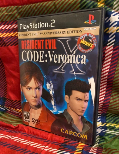 Resident Evil Code Veronica X 2001 PlayStation 2 Tested & Working EX Condition!