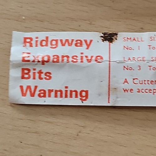 Vintage Ridgway 1914 Flexible Cutter Sheffield England 1/2" To 11/2" Complete  - Picture 7 of 21