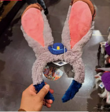 Authentic Disney 2023 Zootopia Judy Hopps Ear Headband Shanghai Disneyland Hot