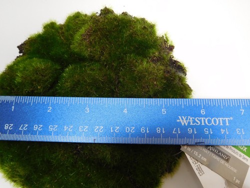 Faux Moss Mat Train Station Town Craft Fairy Doll House Decoration 6" across - Picture 4 of 6