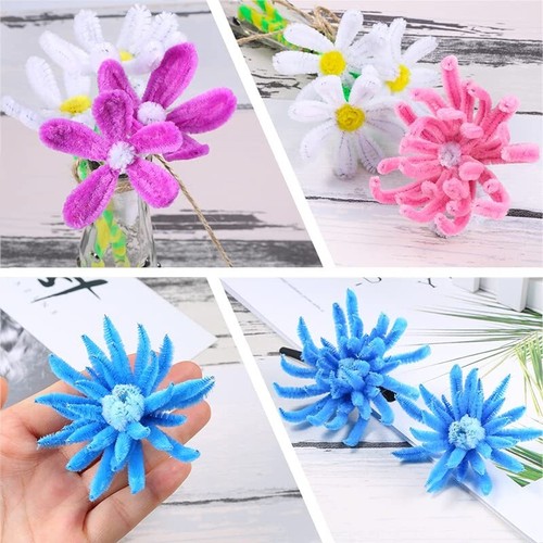 324-Piece Premium Pipe Cleaners Set in 27 Colors for DIY Crafts and Art Projects - Picture 8 of 10