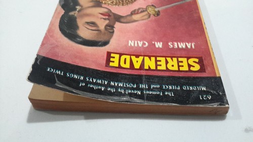 SERENADE JAMES M. CAIN SIGNET #621 8TH PRINT 1948 COOL VINTAGE PAPERBACK - Imagen 5 de 5