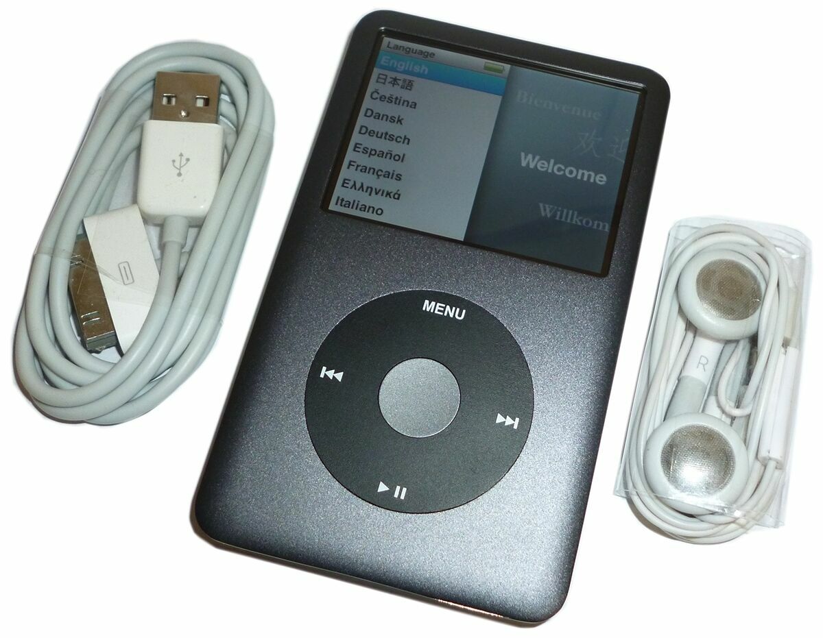 New Apple iPod 7th Generation Black 2 Yr Warranty 160GB Fast