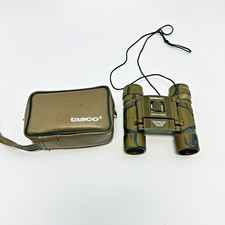 Tasco 168125B Binoculars 10 x 25mm Roof-Prism 288ft Field-Of-View Camo EUC