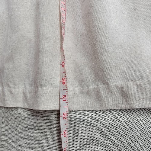 Miss Dorby Dress Womens 10 Beige Floral Linen Midi 90s Tie Back Cottagecore - Picture 8 of 8