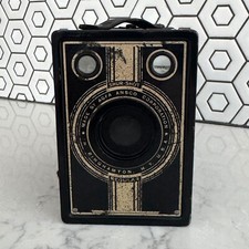 Shur-Shot D-6 Regular Box Camera Made By Agfa Ansco - Vintage Collectible