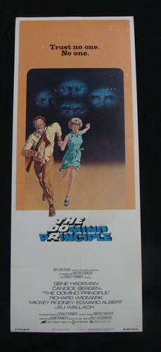Póster de película Domino Principio Gene Hackman Candice Bergen Inserto 1977 - Imagen 8 de 8