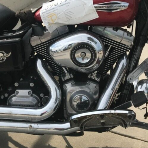 2012 Harley Dyna Switchback Air Cleaner Intake Filter & Cover Kit CHROME - Picture 1 of 16