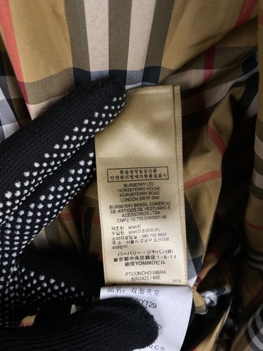 ¡COMO NUEVO! Chaqueta reversible Burberry RECENT Nova Check para hombre negra beige talla 50 - Imagen 19 de 19