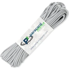 Silver Gray 550 Paracord Type III 7 Strand Parachute Cord 10 25 50 100 Feet USA