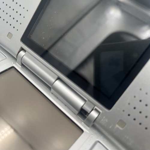 Nintendo DS Original NTR-001 Console - Titanium Silver-Parts Only- Broken Hinge - Picture 4 of 9