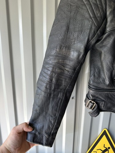 Racing Rare Genuine Leather Vintage Moto Hype Jacket - Bild 9 von 20