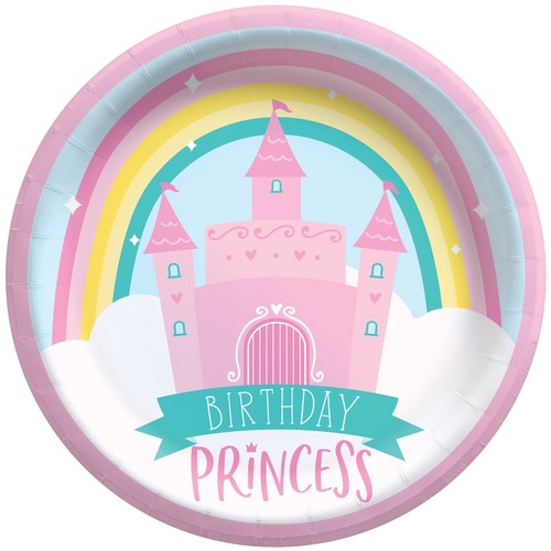 Princess Castle Birthday Tableware Kit for 8 Guests - Picture 8 of 10
