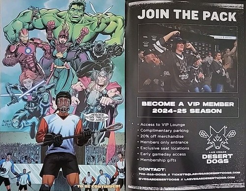 Marvel Legends of LAX Las Vegas Desert Dogs Comic - Lacrosse - Bild 2 von 3