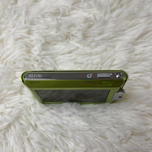 Sony Cyber Shot DSC-T77 Digital Camera 10.10 MP CCD Retro DPOF Support AF Lock - Picture 7 of 8