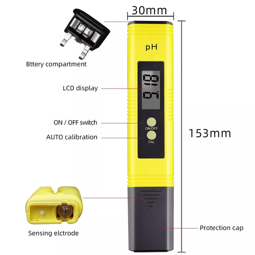 PH Wert Wasser Messgerät Digital Messer Tester Aquarium Pool Prüfer pH 0-14 Neu - Bild 14 von 14